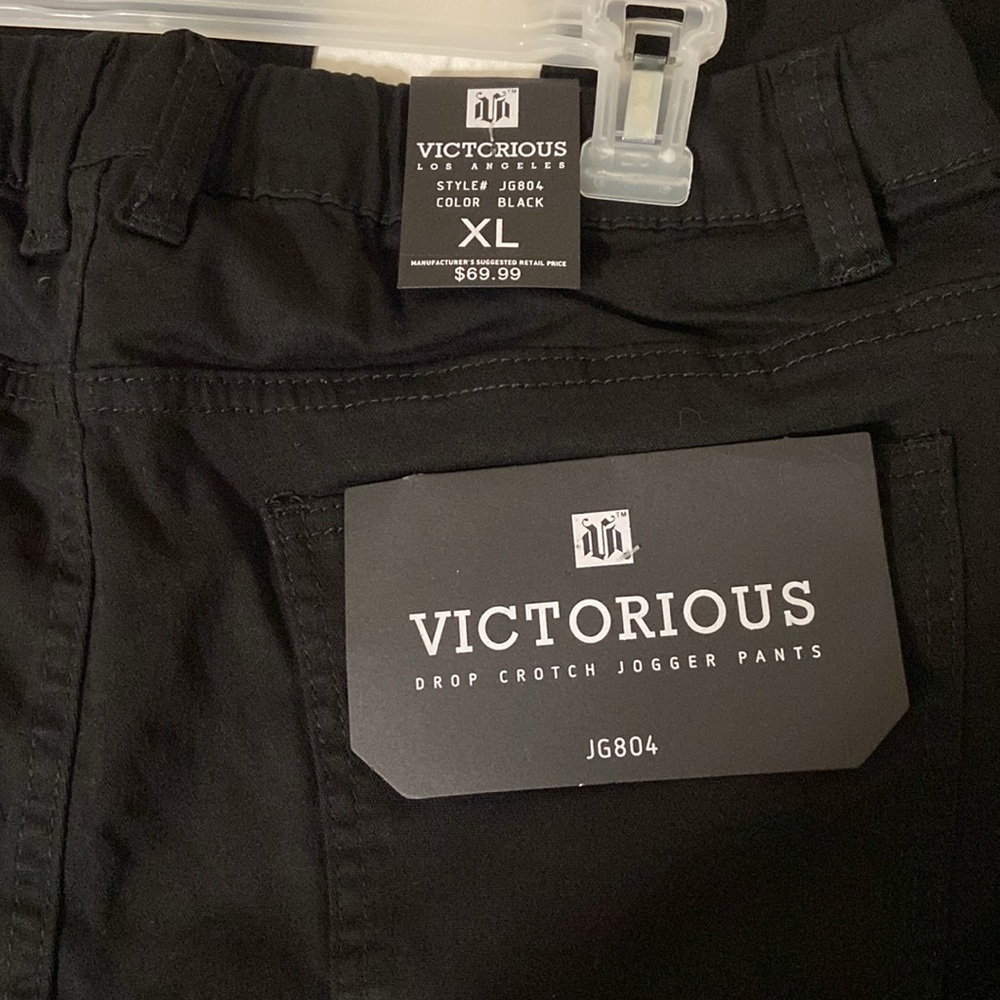 NWT Black Joggers - Picture 3 of 5